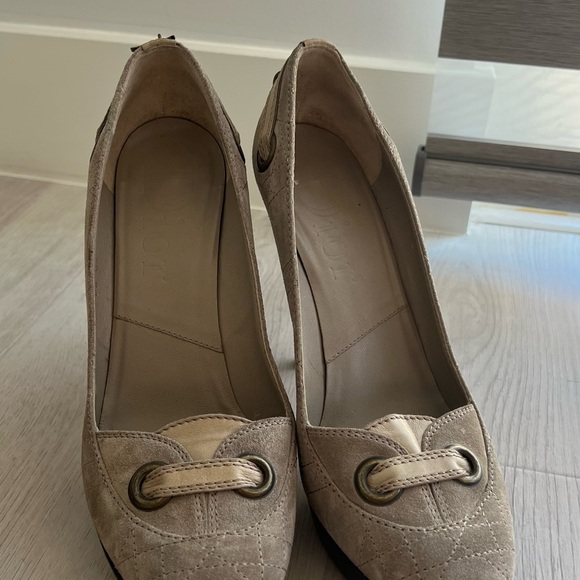 Dior grey suede pumps - Picture 1 of 7